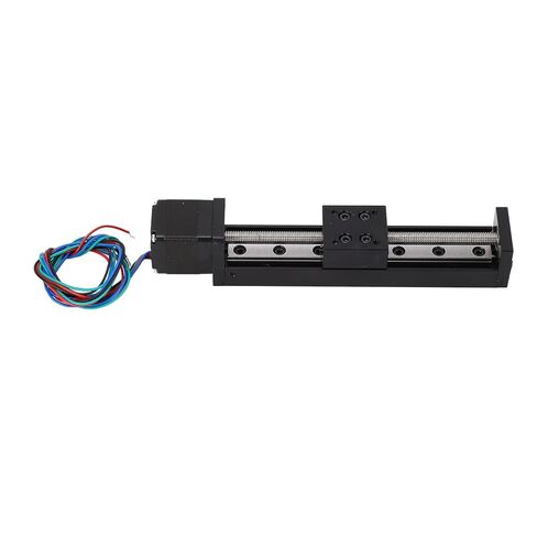 Linear Rail Slide Actuator for DIY CNC Router 28 Stepper Motor 100mm Stroke X Y Z T Screw Rod in Saudi Arabia