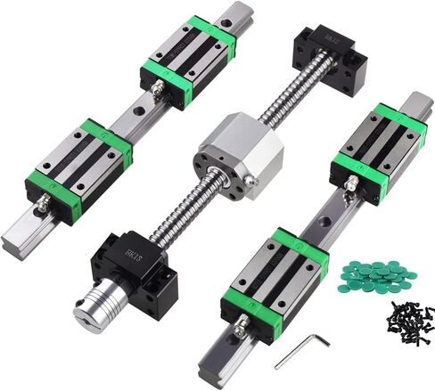 دليل خطي السكك الحديدية 2 قطعة HGR20 600 مللي متر 4 قطعة HGH20CA كتلة المنزلق 1 قطعة SFU1605 600 مللي متر Ballscrew BF12/BK12 نهاية يدعم مقرنة وجع غطاء غبار بلاستيكي رئيس المسمار DIY بها بنفسك CNC أجهزة التوجيه مخارط المطاحن in Kuwait