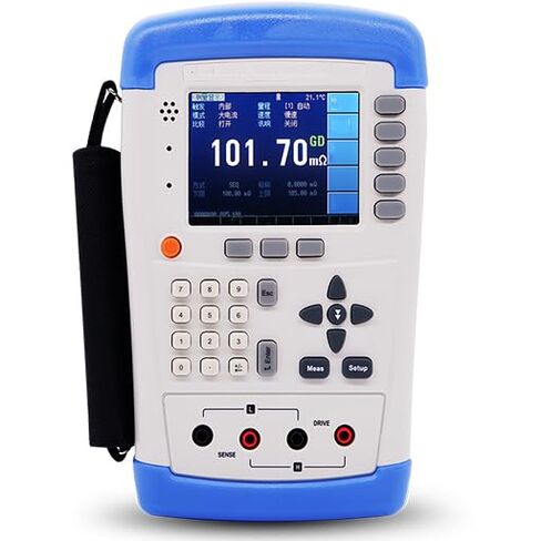 جهاز قياس المقاومة الرقمية DC Milliohm Meter جهاز اختبار المقاومة المنخفضة DC Micro-Ohmmeter مع نطاق 10μΩ～200KΩ واجهة USB لقياس مقاومة تلامس الموصل، حزمة سلك التتابع ومقاومة التلامس، إلخ in Saudi Arabia