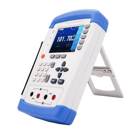 جهاز قياس المقاومة الرقمية DC Milliohm Meter جهاز اختبار المقاومة المنخفضة DC Micro-Ohmmeter مع نطاق 10μΩ～200KΩ واجهة USB لقياس مقاومة تلامس الموصل، حزمة سلك التتابع ومقاومة التلامس، إلخ in Saudi Arabia