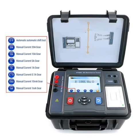 Digital Insulation Meter, Electrical Megaohm Meter Megohmmeter with 800 Data Storage, Large LCD Touchscreen in Saudi Arabia