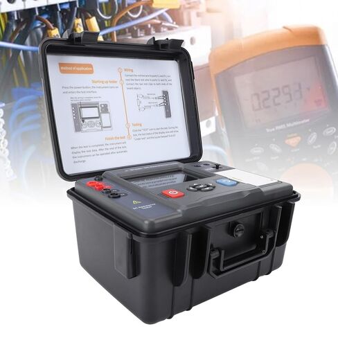 Digital Insulation Meter, Electrical Megaohm Meter Megohmmeter with 800 Data Storage, Large LCD Touchscreen in Saudi Arabia