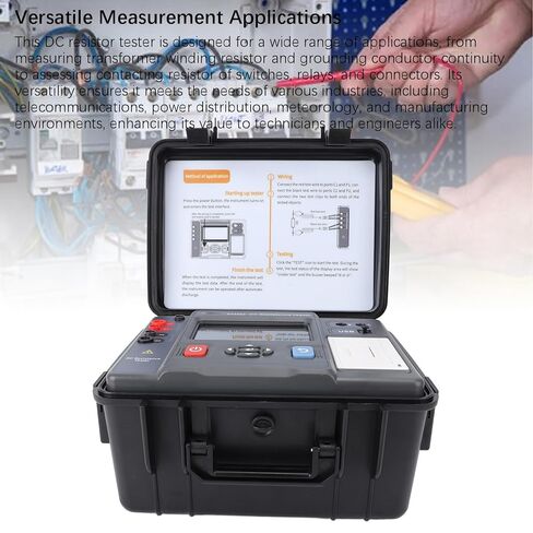 Digital Insulation Meter, Electrical Megaohm Meter Megohmmeter with 800 Data Storage, Large LCD Touchscreen in Saudi Arabia