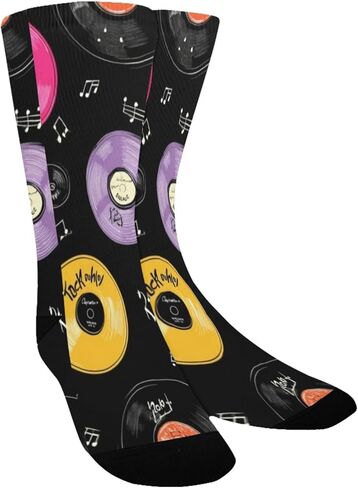 Vinyl Neon Art Hiking Socks - Toddler Boys & Girls Warm Thick Thermal Winter Crew Socks for School, Daily Wear & Outdoor Activities in Saudi Arabia
