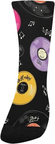 Vinyl Neon Art Hiking Socks - Toddler Boys & Girls Warm Thick Thermal Winter Crew Socks for School, Daily Wear & Outdoor Activities in Saudi Arabia