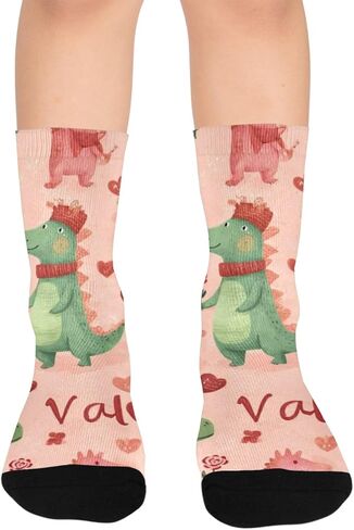 Valentine Gift Design Hiking Socks - Toddler Boys & Girls Warm Thick Thermal Winter Crew Socks for School, Daily Wear & Outdoor Activities in Saudi Arabia