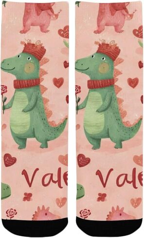 Valentine Gift Design Hiking Socks - Toddler Boys & Girls Warm Thick Thermal Winter Crew Socks for School, Daily Wear & Outdoor Activities in Saudi Arabia