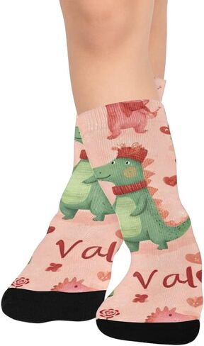 Valentine Gift Design Hiking Socks - Toddler Boys & Girls Warm Thick Thermal Winter Crew Socks for School, Daily Wear & Outdoor Activities in Saudi Arabia