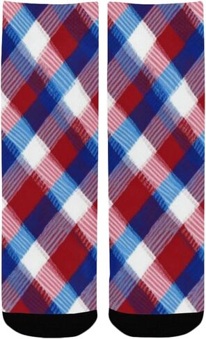 جوارب كلاسيكية منقوشة شبكية للمشي لمسافات طويلة - جوارب شتوية حرارية سميكة دافئة للأطفال الصغار للأولاد والبنات للمدرسة، والارتداء اليومي والأنشطة الخارجية in Kuwait