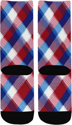 جوارب كلاسيكية منقوشة شبكية للمشي لمسافات طويلة - جوارب شتوية حرارية سميكة دافئة للأطفال الصغار للأولاد والبنات للمدرسة، والارتداء اليومي والأنشطة الخارجية in Kuwait