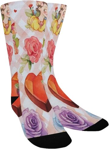 جوارب Rose Heart Art للمشي لمسافات طويلة - جوارب شتوية حرارية سميكة دافئة للأطفال الصغار للأولاد والبنات للمدرسة، والارتداء اليومي والأنشطة الخارجية in Kuwait