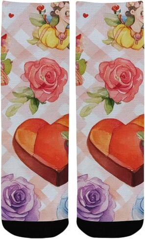 جوارب Rose Heart Art للمشي لمسافات طويلة - جوارب شتوية حرارية سميكة دافئة للأطفال الصغار للأولاد والبنات للمدرسة، والارتداء اليومي والأنشطة الخارجية in Kuwait