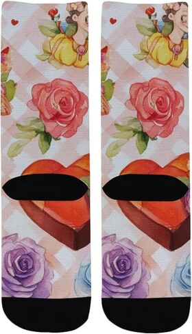 جوارب Rose Heart Art للمشي لمسافات طويلة - جوارب شتوية حرارية سميكة دافئة للأطفال الصغار للأولاد والبنات للمدرسة، والارتداء اليومي والأنشطة الخارجية in Kuwait