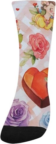 جوارب Rose Heart Art للمشي لمسافات طويلة - جوارب شتوية حرارية سميكة دافئة للأطفال الصغار للأولاد والبنات للمدرسة، والارتداء اليومي والأنشطة الخارجية in Kuwait
