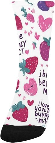 جوارب المشي لمسافات طويلة باللون الوردي من Berry Love Design - جوارب شتوية حرارية سميكة دافئة للأولاد والبنات للمدرسة، والارتداء اليومي والأنشطة الخارجية in Kuwait