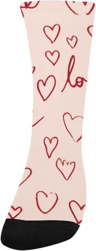 جوارب Red Art Love Heart للتنزه سيرًا على الأقدام - جوارب شتوية حرارية سميكة دافئة للأطفال الصغار للأولاد والبنات للمدرسة، والارتداء اليومي والأنشطة الخارجية in Kuwait