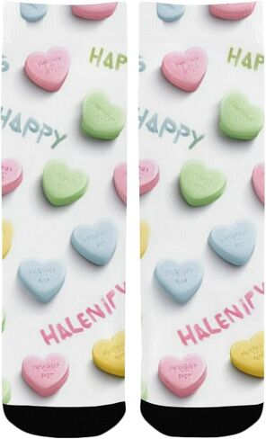 جوارب Candy Heart Grid Pink للمشي لمسافات طويلة - جوارب شتوية حرارية سميكة دافئة للأطفال الصغار للأولاد والبنات للمدرسة، والارتداء اليومي والأنشطة الخارجية in Kuwait