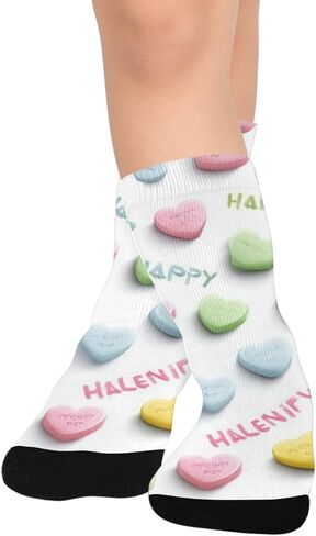 جوارب Candy Heart Grid Pink للمشي لمسافات طويلة - جوارب شتوية حرارية سميكة دافئة للأطفال الصغار للأولاد والبنات للمدرسة، والارتداء اليومي والأنشطة الخارجية in Kuwait