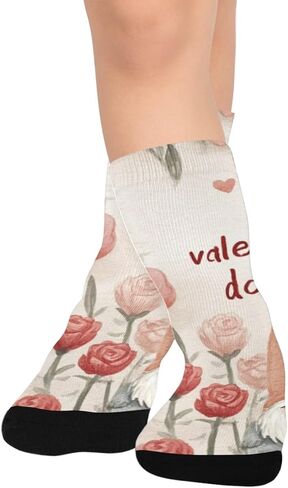 جوارب Rose Gnome Notes للمشي لمسافات طويلة - جوارب شتوية حرارية سميكة دافئة للأطفال الصغار للأولاد والبنات للمدرسة، والارتداء اليومي والأنشطة الخارجية in Kuwait