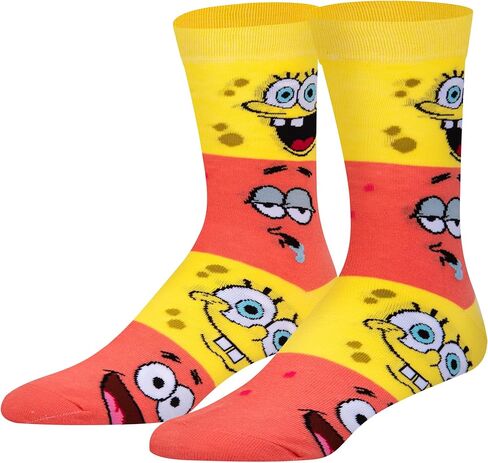 Odd Sox - جوارب رائعة، SpongeBob Imma Head Out، طول طاقم نسائي، طباعة جرافيك مضحكة - كبير in Kuwait