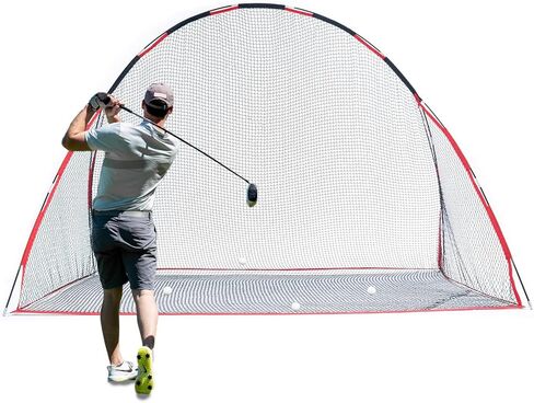 شبكة جولف، شبكة تدريب جولف قابلة للطي مقاس 10 × 7 أقدام مع حاجز جانبي وحقيبة حمل للمنزل في الفناء الخلفي للجراج وممارسة التدريب على القيادة والتأرجح in Kuwait