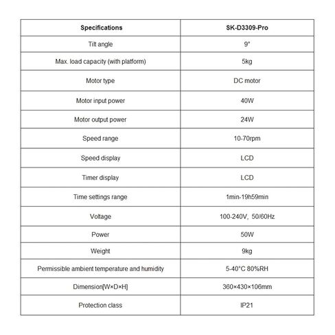 LCD Digital Laboratory 3D Shaker Lncubator 10-70rpm Load Capacity 5kg Cell Culture Orbital Shaker Lab Equipment Digital Control in Saudi Arabia