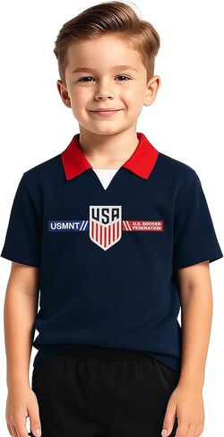 Icon Sports Officially Licensed US Soccer Federation Game Day Shirt - Unisex Kids in Saudi Arabia