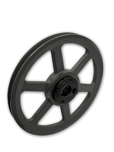 Single Groove 14.25" Cast Iron Electric Motor " H " Pulley/Sheave, Bushing Included, for 3/8" and 1/2" Top Width 3L/A/AK/4L/4LK Section V Belt, 1 Groove (1" Shaft / 1.00 Bore, AK144H) in Saudi Arabia