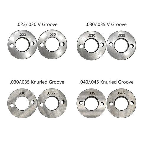 MIG Welder Drive Rollers 0.023/0.030/0.035/0.040/0.045 Knurled V and U Groove Wire Feed Roll Compatible with ESAB Bearing Steel Welding Accessory .030/.035 in Saudi Arabia