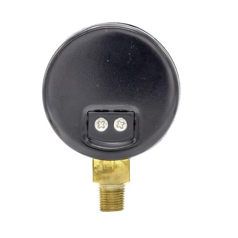 مقياس فراغ سفلي جاف مقاس 1/8 بوصة ذكر NPT مع قرص 2 بوصة - 30 بوصة Hg VAC/0 PSI -30-0 PSI - للأنظمة الهيدروليكية والهوائية التجارية أو الصناعية - استبدال مقياس ضغط الضاغط in Saudi Arabia
