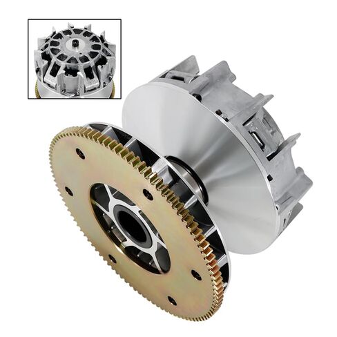 Driven Clutch Assembly Kit for Can-Am Outlander MAX 400 2004-2005, for Can-Am Outlander 400 STD 2008, OEM:420280245/420280247 (Inner Half ass'y), OEM:420684400/420684401(CVT Drive Ass'y Includes) in Saudi Arabia