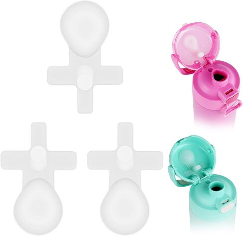 Replacement Leak Stoppers Compatible with Thermos Funtainer 16 Oz Bottles, White, 3-Pack in Kuwait