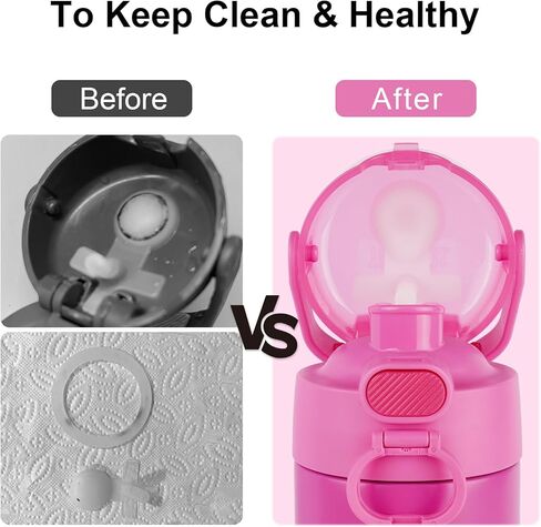 Replacement Leak Stoppers Compatible with Thermos Funtainer 16 Oz Bottles, White, 3-Pack in Kuwait