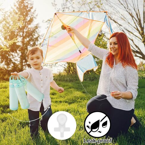 Replacement Leak Stoppers Compatible with Thermos Funtainer 16 Oz Bottles, White, 3-Pack in Kuwait