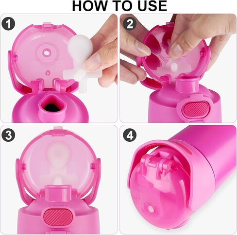 Replacement Leak Stoppers Compatible with Thermos Funtainer 16 Oz Bottles, White, 3-Pack in Kuwait