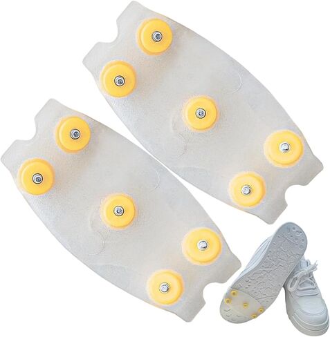Anti-Slip Snow Traction Crampons,Shoe Spikes for Ice - Snow Spikes | for Walking Jogging Running Hiking Climbing Winter Outdoor in Saudi Arabia