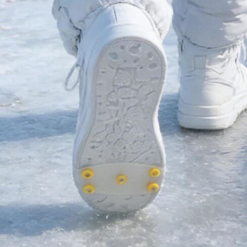 Anti-Slip Snow Traction Crampons,Shoe Spikes for Ice - Snow Spikes | for Walking Jogging Running Hiking Climbing Winter Outdoor in Saudi Arabia