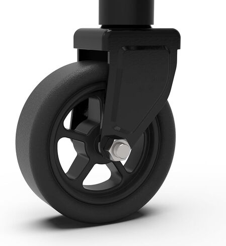 Heavy-Duty Bolt-On Swivel Jack, Wheel Trailer Jack, 10" Vertical Movement, Boat Trailer Jack with Wheel,1500 Lbs, for Rv, Boat, Trailer and More,Silver in Saudi Arabia