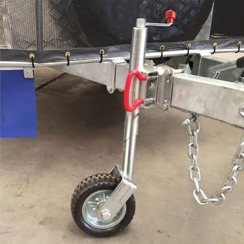 Heavy Duty Marine Swivel Trailer Jack - Trailer Jack Wheel, 6/8/10In Trailer Jack Wheel, Support Folding Jockey Wheel, Bolt-On Swivel Tongue Jack, Lift Swivel T,10in in Saudi Arabia