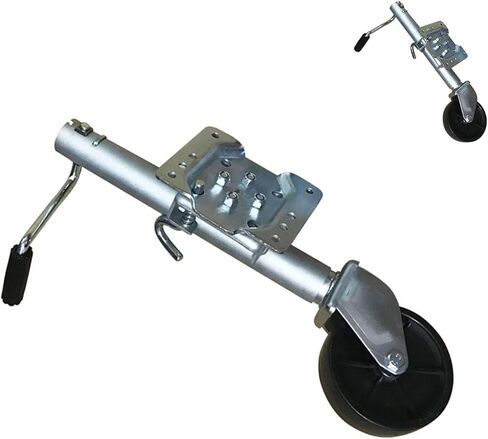 Boat Trailer Jack - Lift Swivel Trailer Jack, Heavy Duty Trailer Support Wheel, Swivel Trailer Jack, Guide Wheel Trailer Folding Bracket, 540 Kg, 25Cm Wheel, F in Saudi Arabia