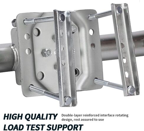 Heavy Duty Marine Swivel Trailer Jack - Lift Swivel Trailer Jack, Heavy Duty Trailer Jockey Wheel, Folding Trailer Wheel, with 15Cm Wheel, Load 540Kg, for Boat,6in wheel/1200lb in Saudi Arabia