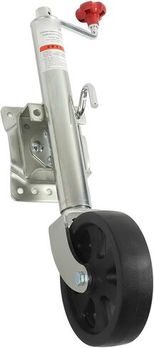 Trailer Jack Wheel - Boat Trailer Jack with Wheel, Lift Bolt-On Swivel Tang Jack, 1500Lbs Heavy Duty Jockey Wheel, with 20Cm Wheel, for Yachts, Boats, Trailers,Nylon Wheels in Saudi Arabia