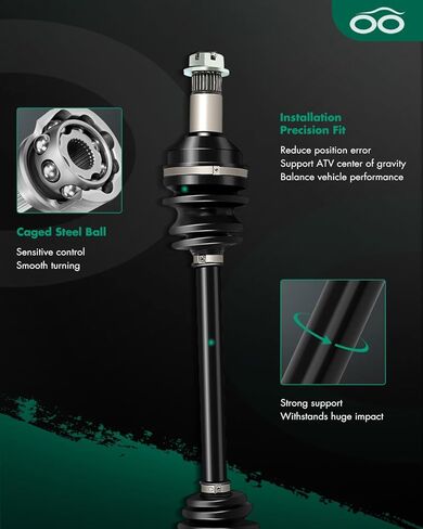 SCITOO CV Axle Shaft Assembly Front Left For 2009-2010 for Arctic 1000 2006-2011 for Arctic 400 2006-2009 2013 for Arctic 500 2009-2011 for Arctic 550 0502-813 in Saudi Arabia
