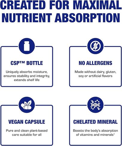 مركب المغنيسيوم الثلاثي 400 ملغ - تركيبة سريرية، مكمل مغنيسيوم مخلبي مع غليسينات مالات وسيترات للحصول على أفضل دعم لعصب العضلات والعظام وصحة الجهاز الهضمي - كمية تكفي لمدة شهر واحد in Kuwait