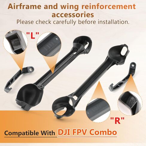 Arm Bracers for DJI FPV Body Arm Reinforcement Drones Accessories Parts with Repair Tools (2PCS) in Saudi Arabia