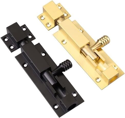 Door Lock,Gate Bolt Stainless,Slide Bolt,Upgraded Slide Latch Lock, Thickened Stainless Steel Sliding Lock for Door, Brushed Finish Sliding Bolt Lock in Saudi Arabia