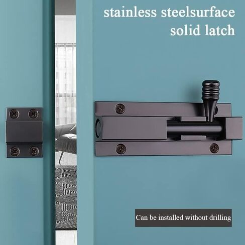 Door Lock,Gate Bolt Stainless,Slide Bolt,Upgraded Slide Latch Lock, Thickened Stainless Steel Sliding Lock for Door, Brushed Finish Sliding Bolt Lock in Saudi Arabia