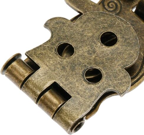Latch Lock Antique Bronze Wooden Box Toggle Lock Box Buckles Latch Clasp Pattern Carved Flower Book Lock Tone in Saudi Arabia
