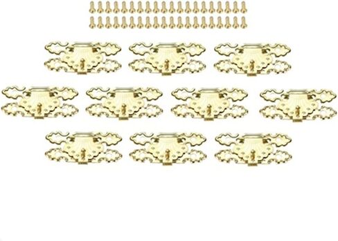 مزلاج قفل العتيقة الذهب صندوق مجوهرات قفل مزلاج غلق بمشبك قفل خشبي هدية صندوق النبيذ حقيبة يد مشبك إكسسوارات الأجهزة in Kuwait