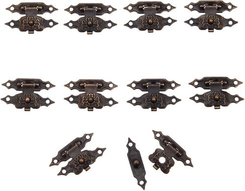 مزلاج اقفال الصناديق مزلاج غلق بمشبك مجوهرات الحديد العتيقة قفل غلق بمشبك قفل خشبي هدية صندوق النبيذ حقيبة يد مشبك إكسسوارات الأجزاء الداخلية للكمبيوتر in Kuwait